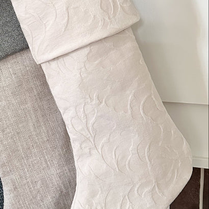 Embossed Neutral Holiday Stocking NLS.XV