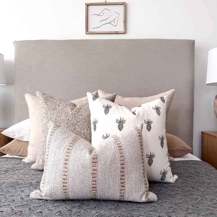 Corn Husk Pillow Cover Size 20"x20"