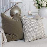 Gentleman's Checkered Plaid Pillow Cover