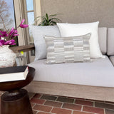 White Boucle Indoor/Outdoor Pillow Cover