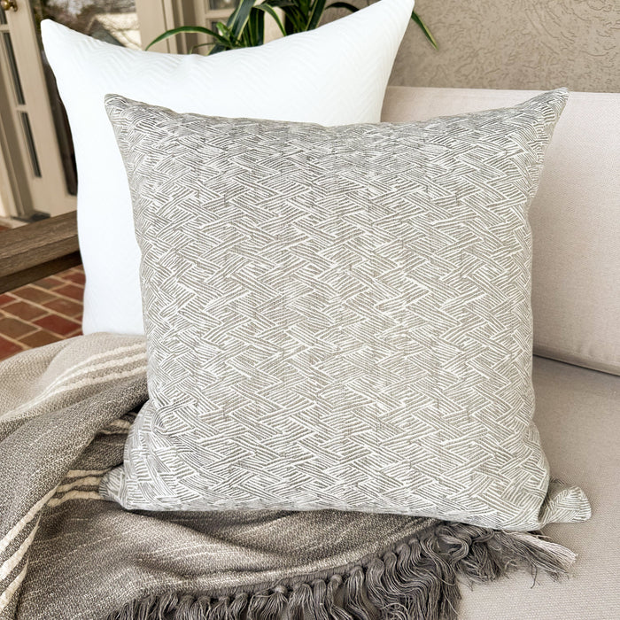 Ashen Gray | Outdoor Pillow Cover