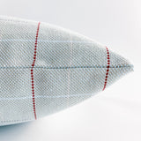 Blue & Red Plaid Pillow Cover