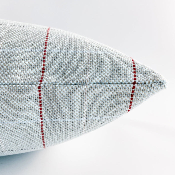 Blue & Red Plaid Pillow Cover