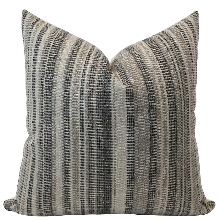 Ashcroft Wool Stripe Pillow Cover