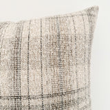 Calm Cream Plaid Pillow Cover