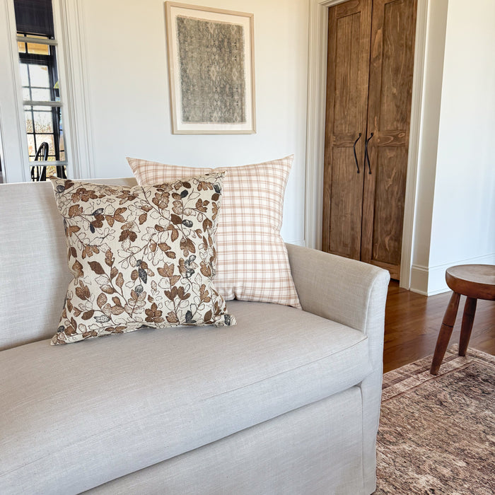 Cottage Plaid Pillow Cover