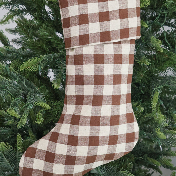 Warm Check Stocking | Heritage Design