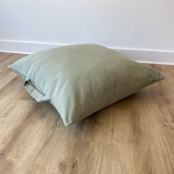 Mint Green Floor Pillow Cover
