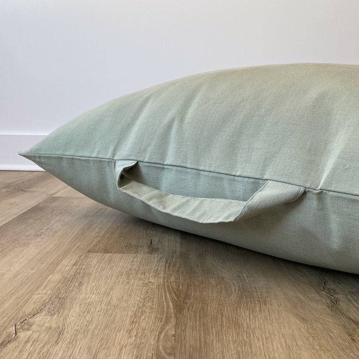 Mint Green Floor Pillow Cover