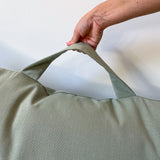 Mint Green Floor Pillow Cover