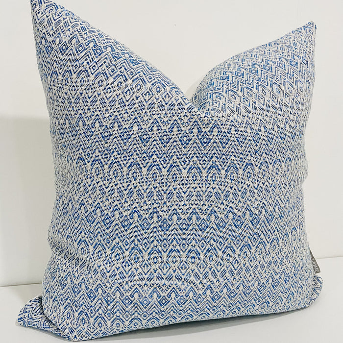 West Beach | Blue Pillow Cover