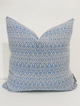 West Beach | Blue Pillow Cover