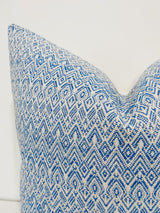 West Beach | Blue Pillow Cover