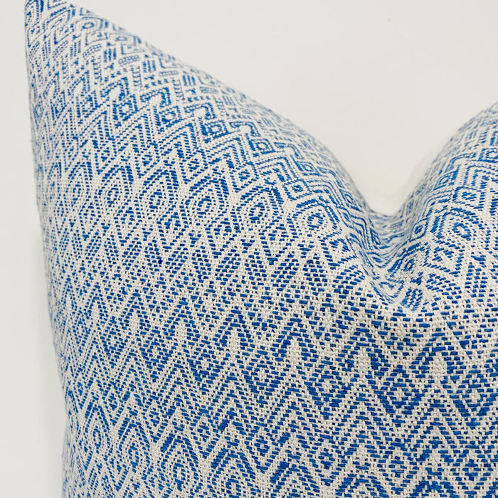 West Beach | Blue Pillow Cover