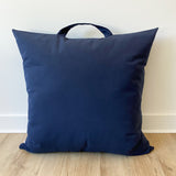 Dark Blue Floor Pillow Cover