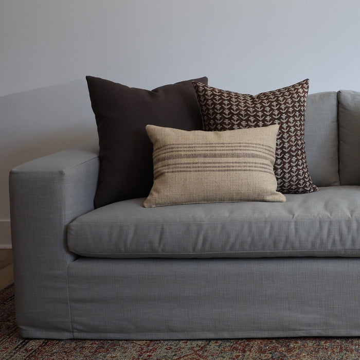 French Vintage Grain Sack Pillow Cover