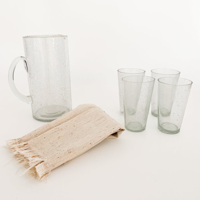 Bubble Glass Pitcher
