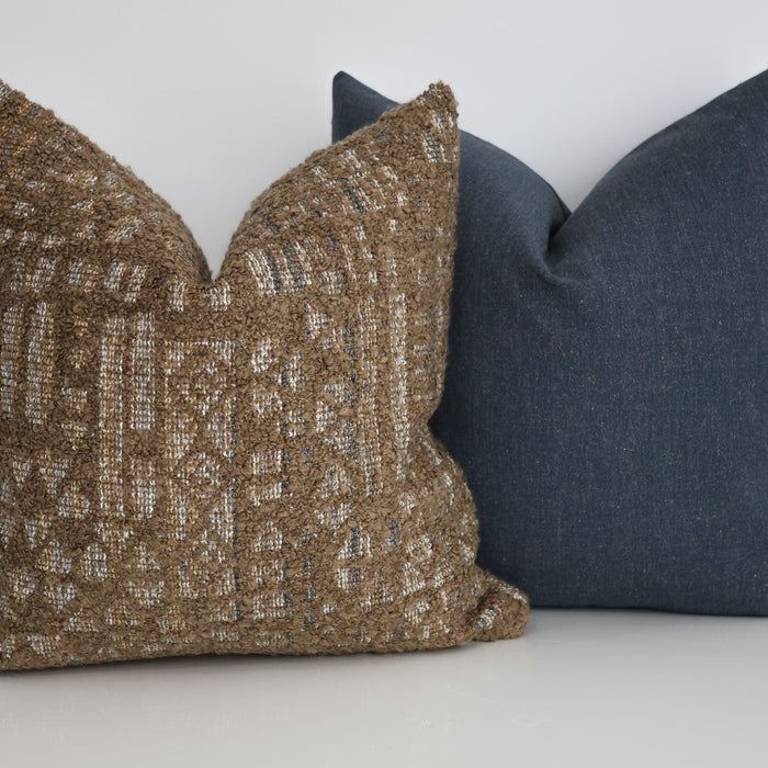 Basin | Brown Pillow Cover