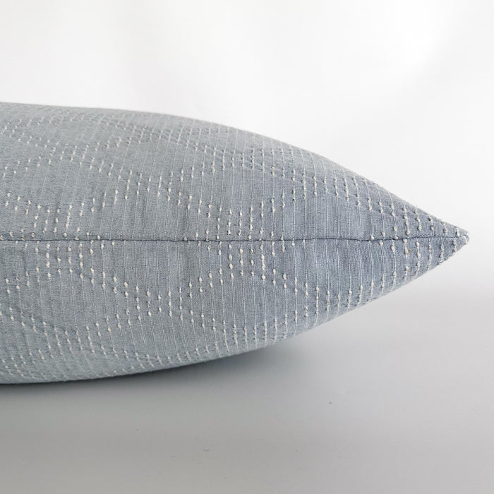 Baby Blue Diamonds Pillow Cover
