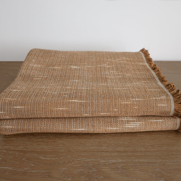 Loomed Weighted  Blanket |Rust