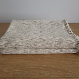 Loomed Weighted  Blanket | Sepia & Cream