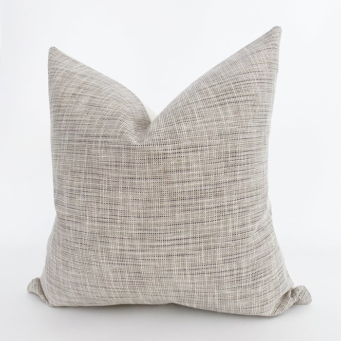 Weaving Gray Pillow Cover