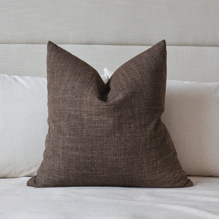 Chestnut Brown Pillow Cover