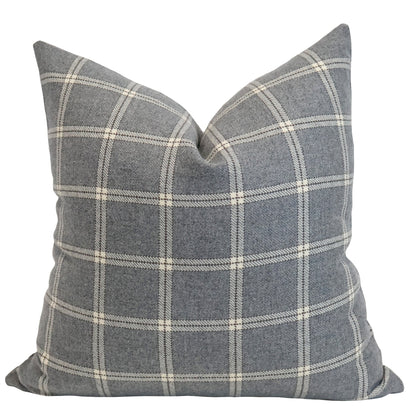 Fog Stone Check Pillow Cover size 18