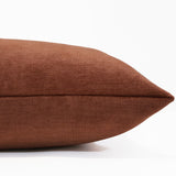 Autumn Red Velveteen Pillow Cover