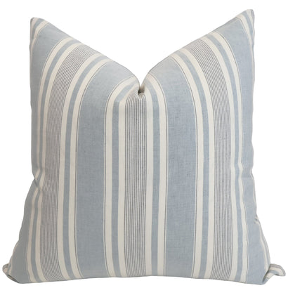 Blue & Stripes Pillow Cover