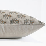 Tulip Block Print Pillow Cover