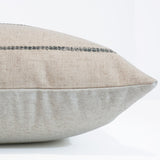 Stripe Embroidery Pillow Cover