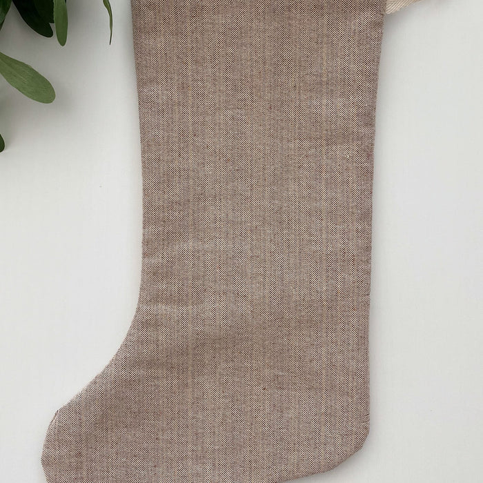 Canyon Red | Boho Christmas Stocking