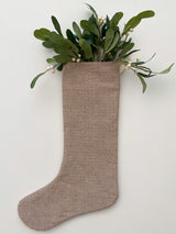 Canyon Red | Small Minimal Christmas Stocking