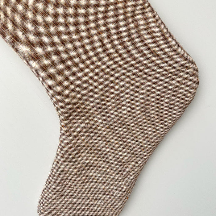 Canyon Red | Small Minimal Christmas Stocking