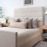 Pick Stitch | Light Blue Pillow Cover