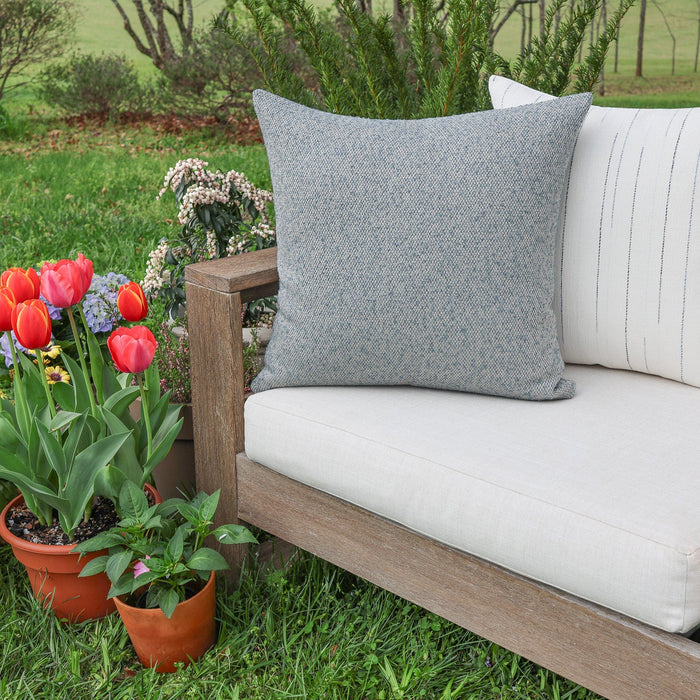 Loom Azure Indoor/Outdoor Pillow Cover