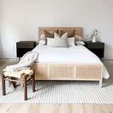 West Beach | Brown Pillow Cover