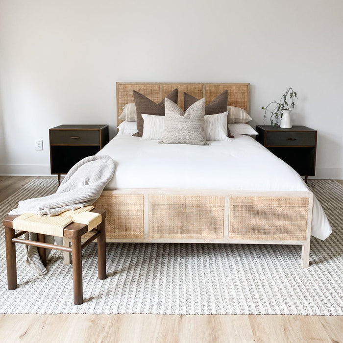 West Beach | Brown Pillow Cover