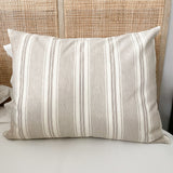 Vanilla Latte Stripes Pillow Sham