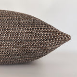 Scandi Brown & Blue Pillow Cover