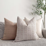 Crisscross White Pillow Cover