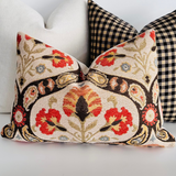 Medallion Floral Pillow Cover