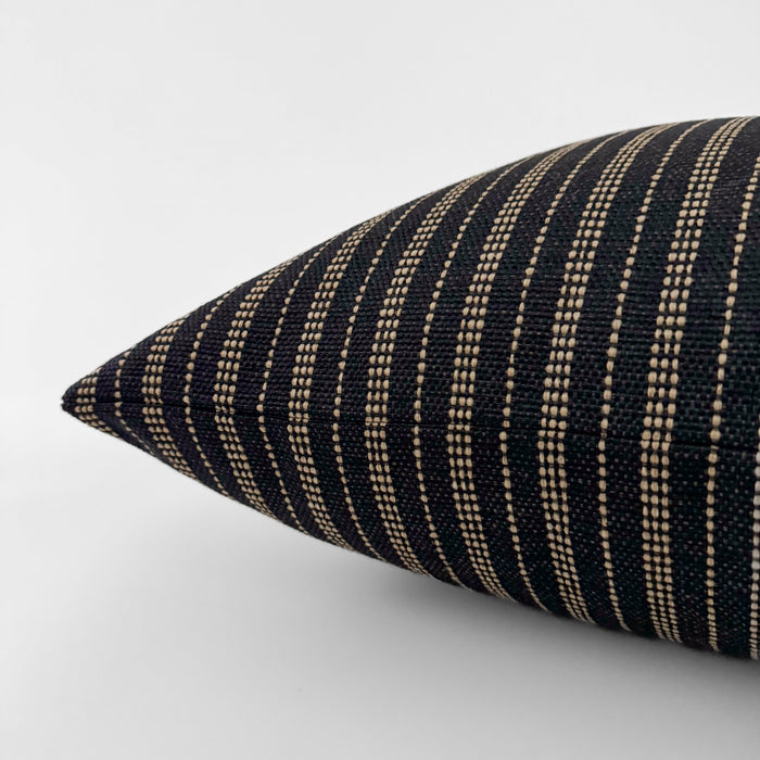 Jute Stripe Pillow Cover