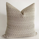 West Beach | Brown Pillow Cover