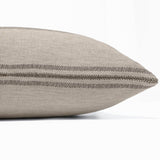Maran Taupe Stripe Pillow Cover