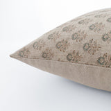Audrey Floral Block Print Pillow Cover