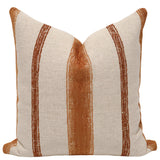 Terracotta Grain Sack Pillow Cover
