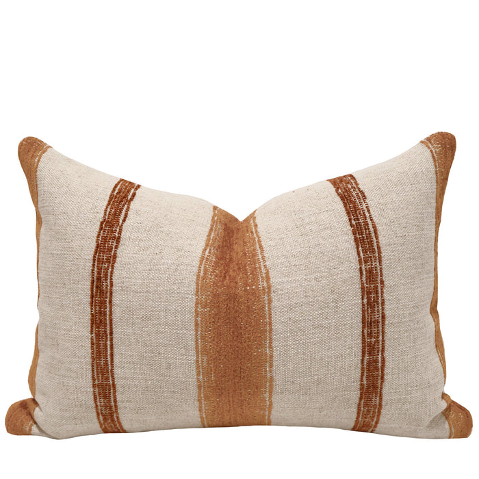 Terracotta Grain Sack Pillow Cover