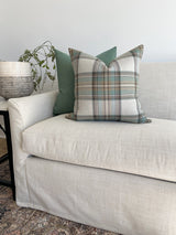 Solid Canvas | Green Pillow Cover
